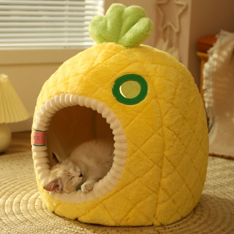 Cama Nido Piña Calientito para Mascotas