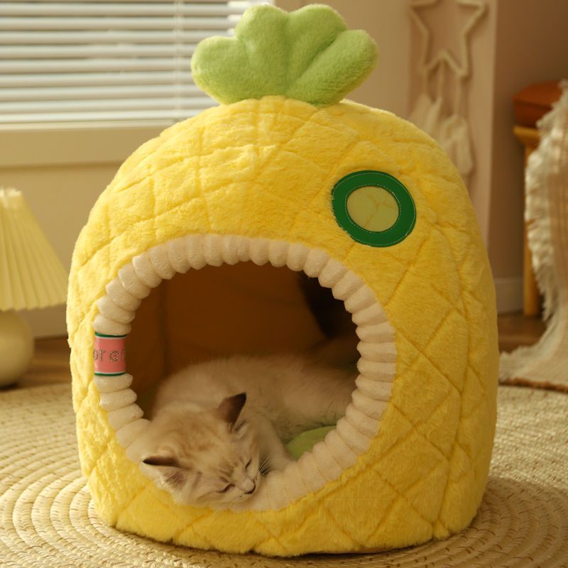Cama Nido Piña Calientito para Mascotas